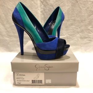 Jessica Simpson Weema Open-toe Pump Sz 7